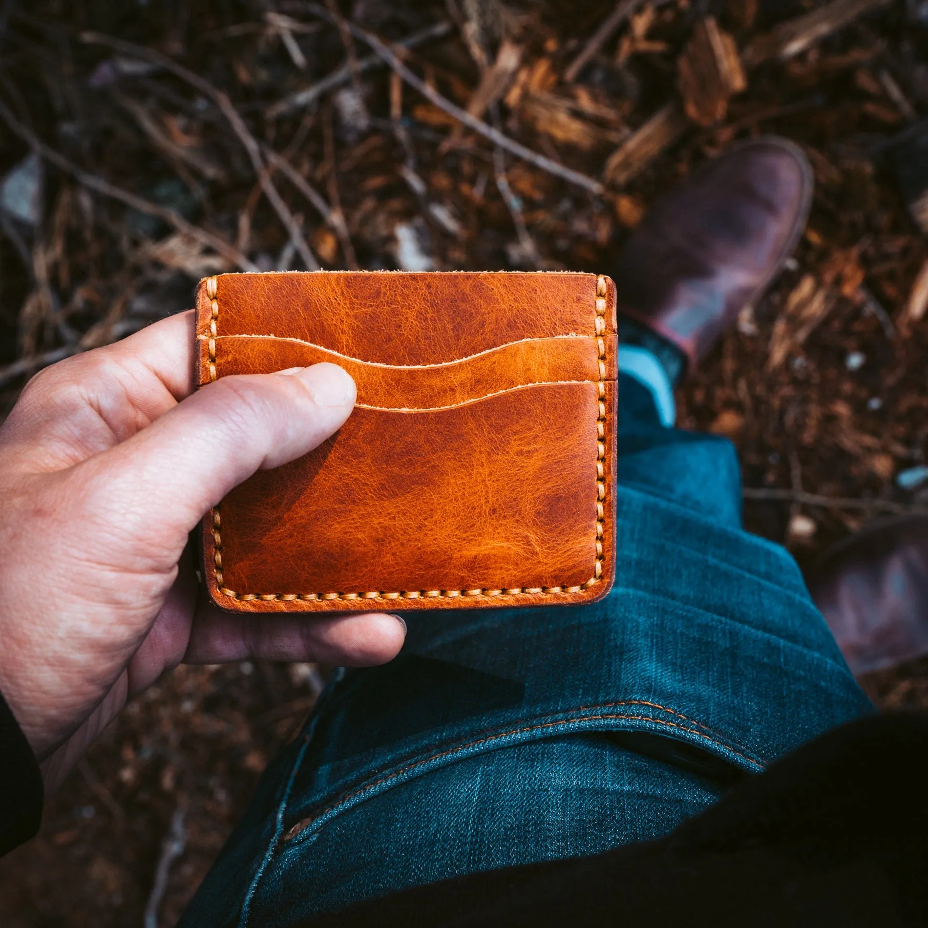 Leather ID Wallet sold by Popov Leather product image thumbnail 2