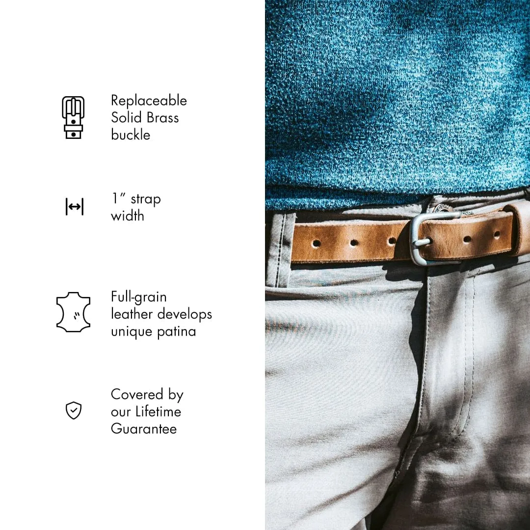 Leather Belt - 1" sold by Popov Leather product image thumbnail 3