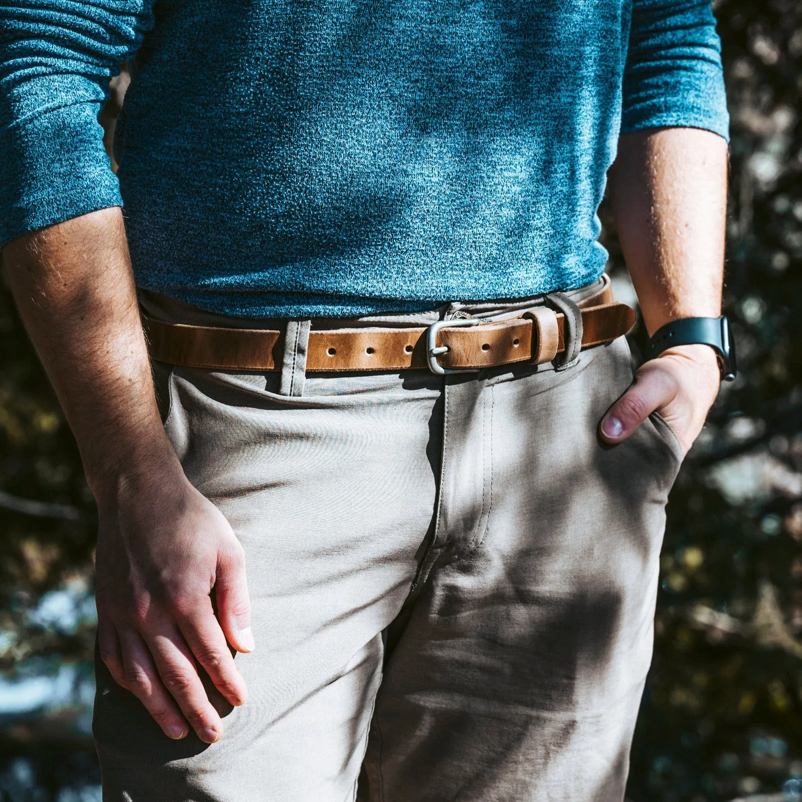 Leather Belt - 1" sold by Popov Leather product image thumbnail 2