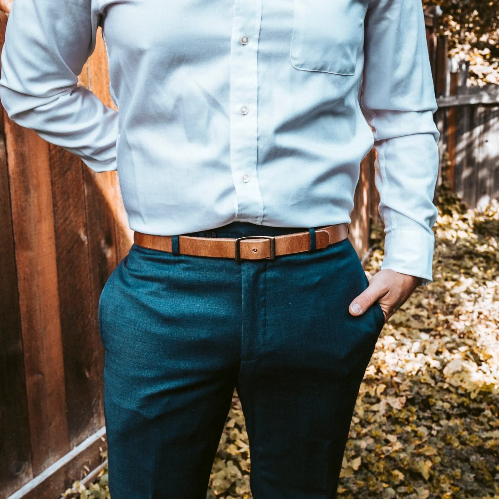 Leather Conway Belt - 1" sold by Popov Leather product image thumbnail 2