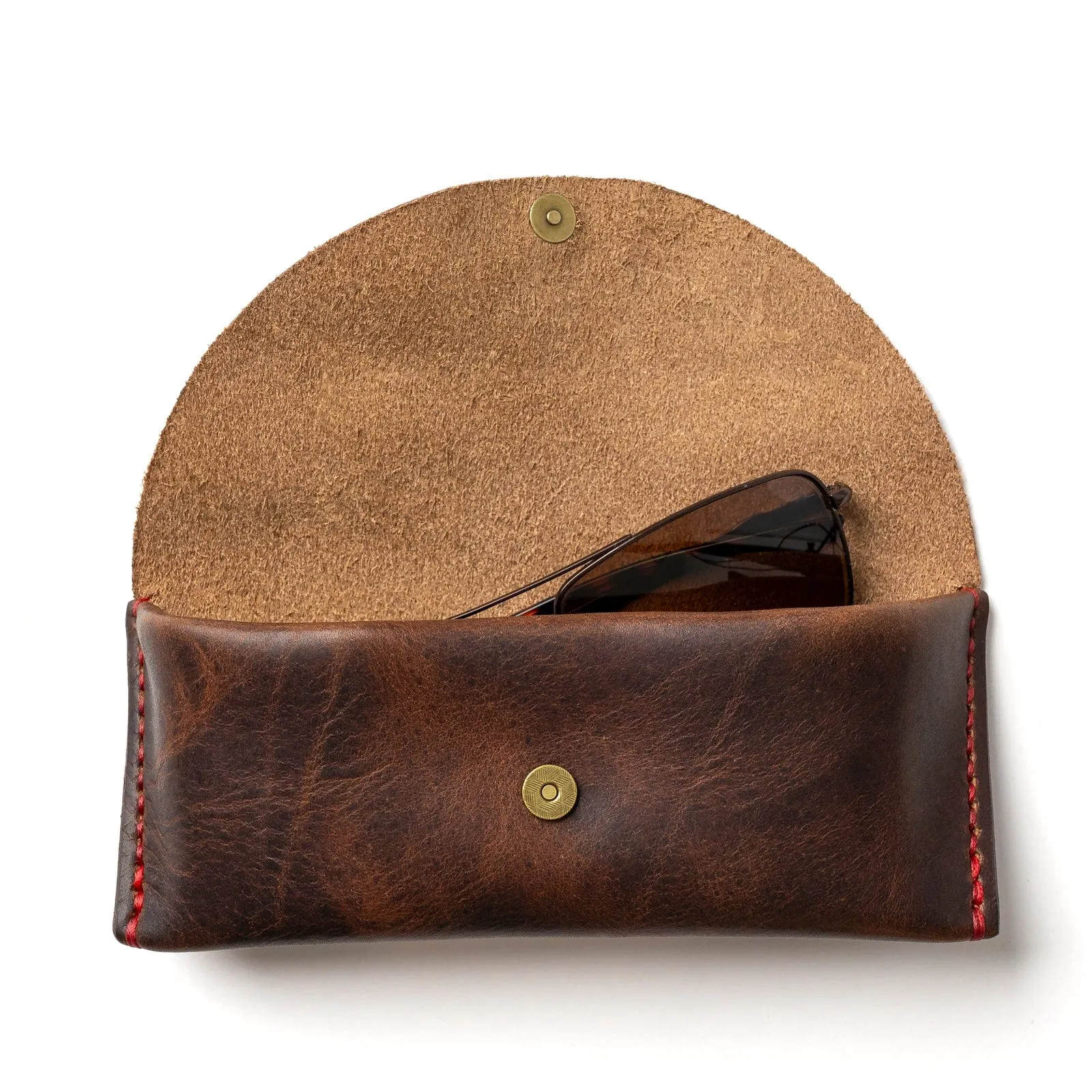 Leather Sunglasses Case sold by Popov Leather product image thumbnail 3