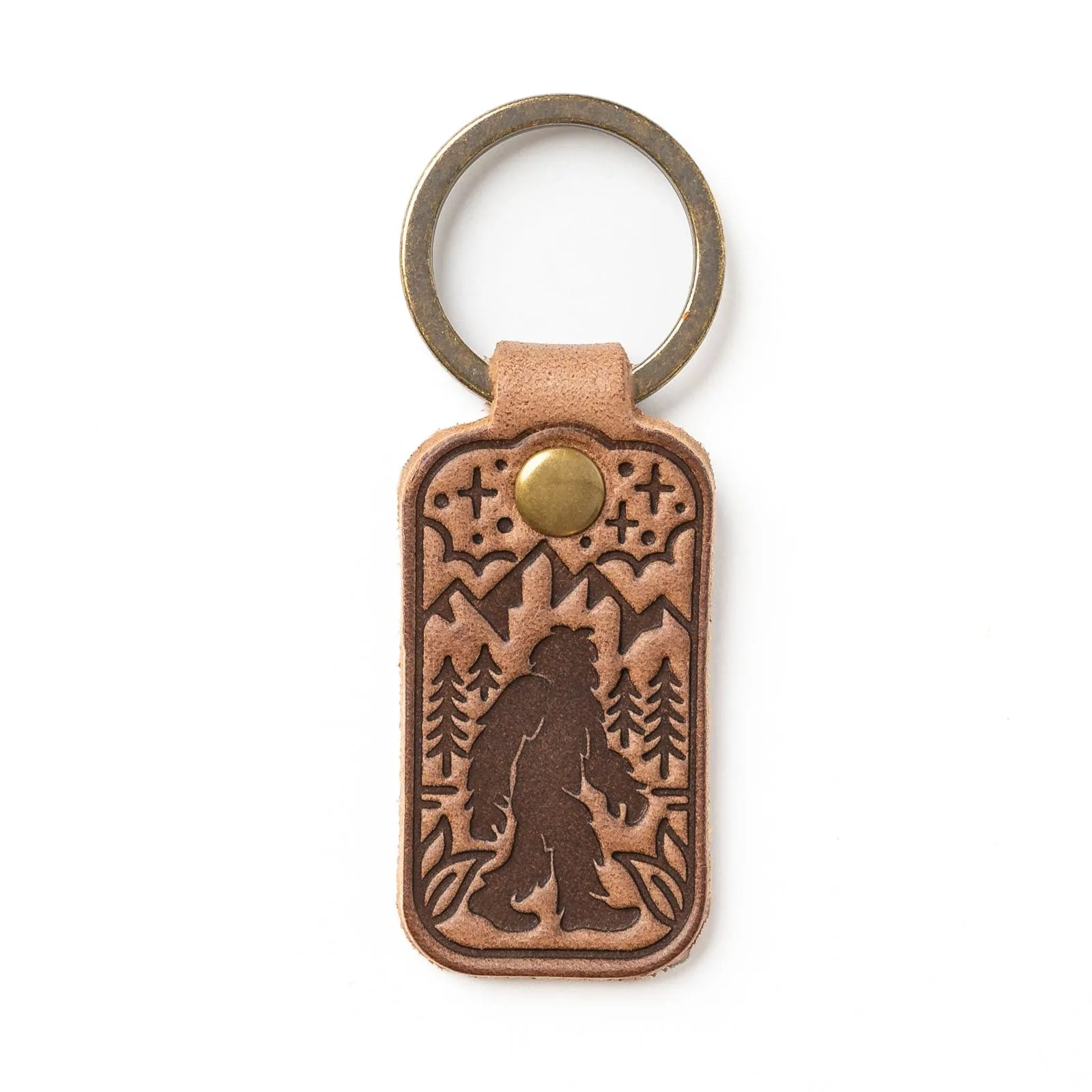 Leather Keyfob - Sasquatch sold by Popov Leather