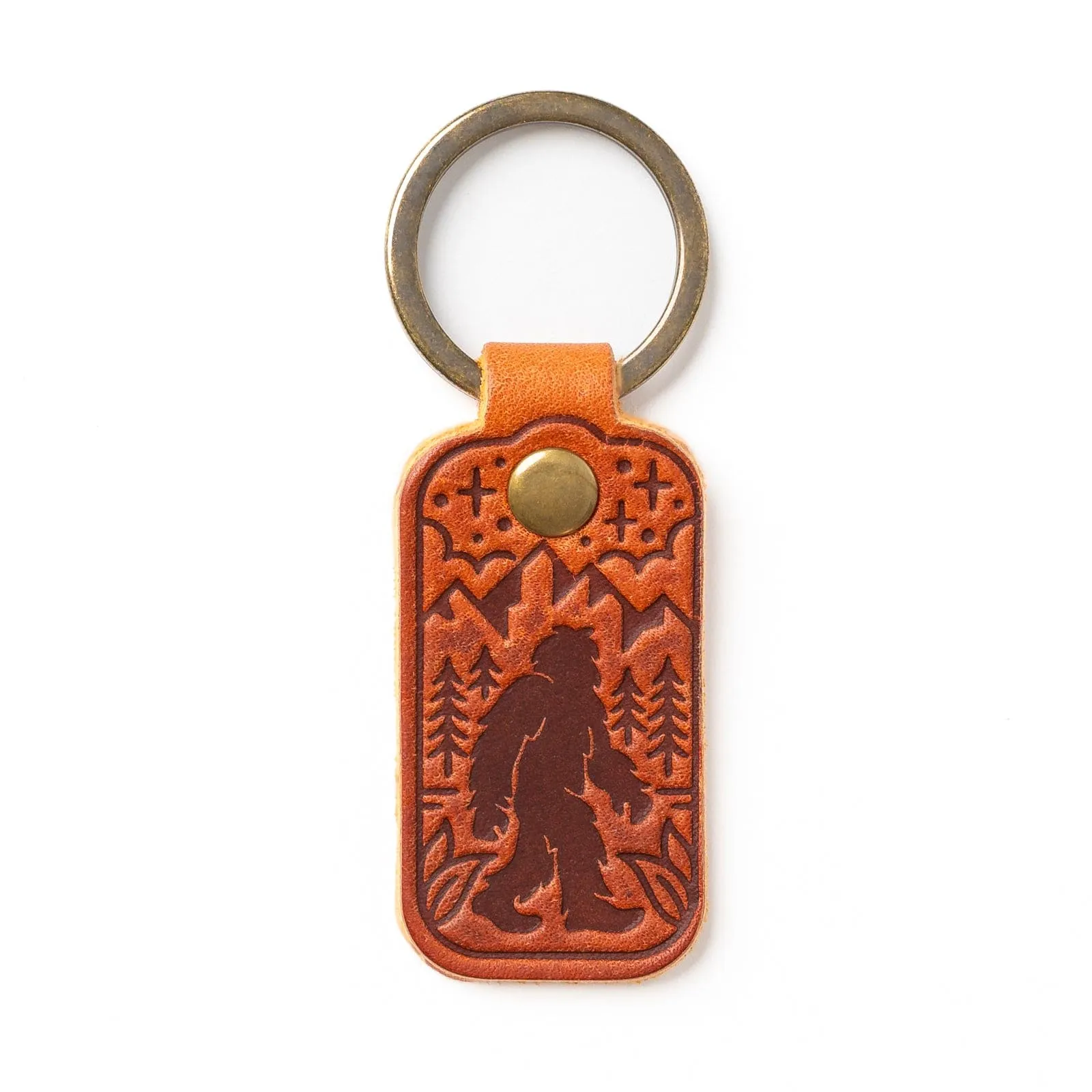 Leather Keyfob - Sasquatch sold by Popov Leather product image thumbnail 3