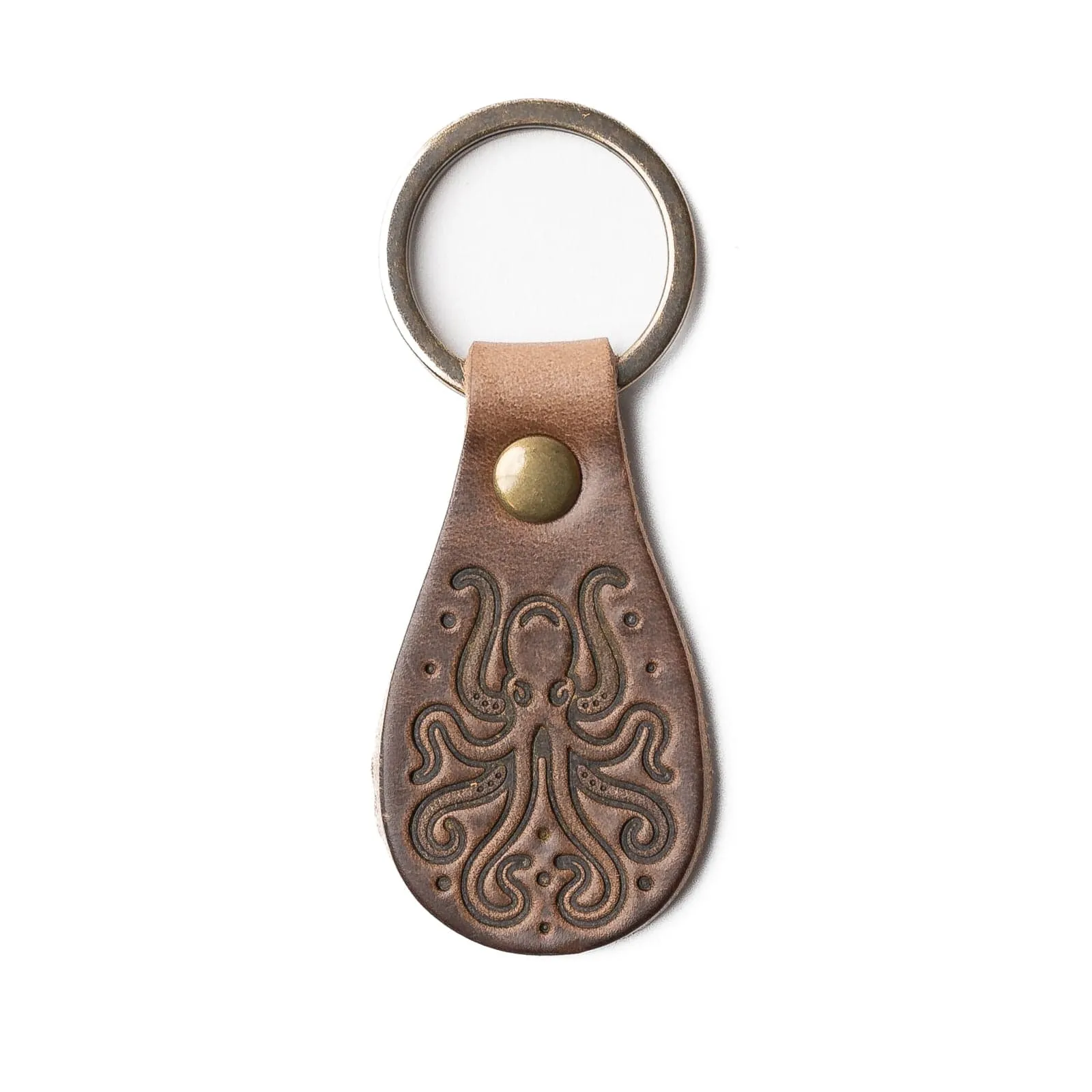 Leather Keyfob - Kraken sold by Popov Leather