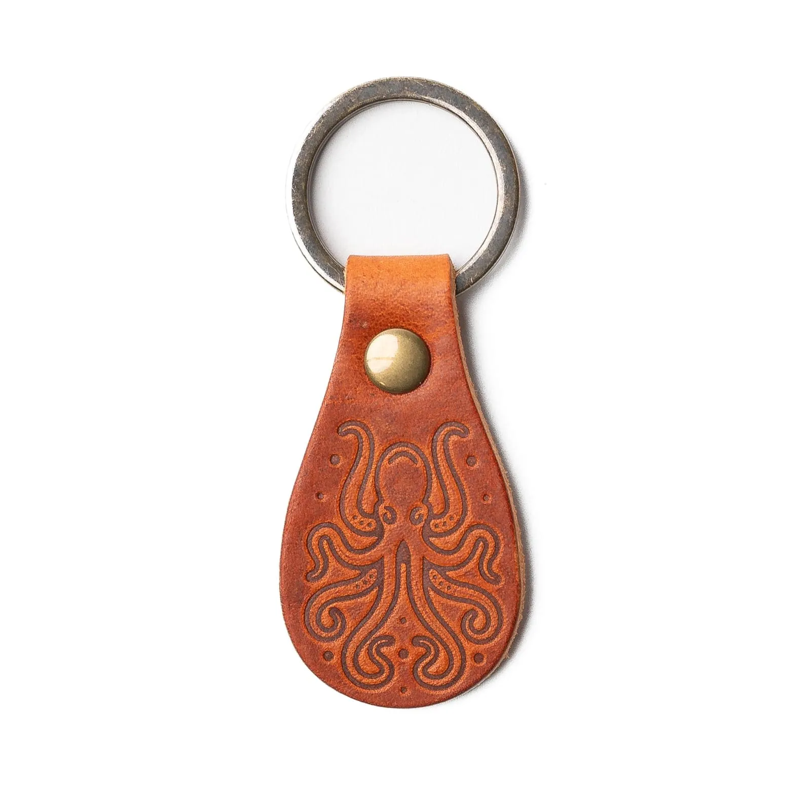 Leather Keyfob - Kraken sold by Popov Leather product image thumbnail 2