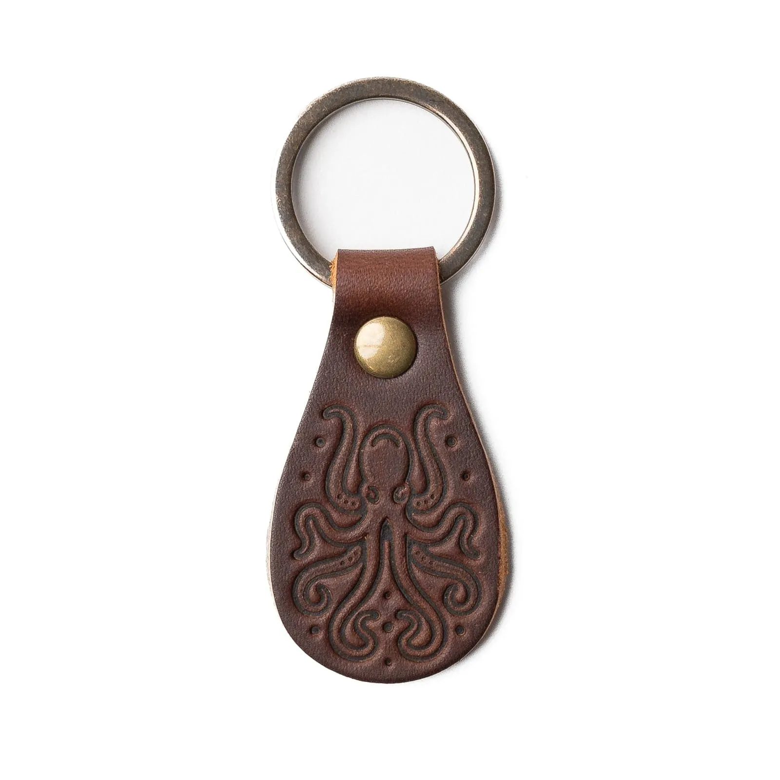Leather Keyfob - Kraken sold by Popov Leather product image thumbnail 4