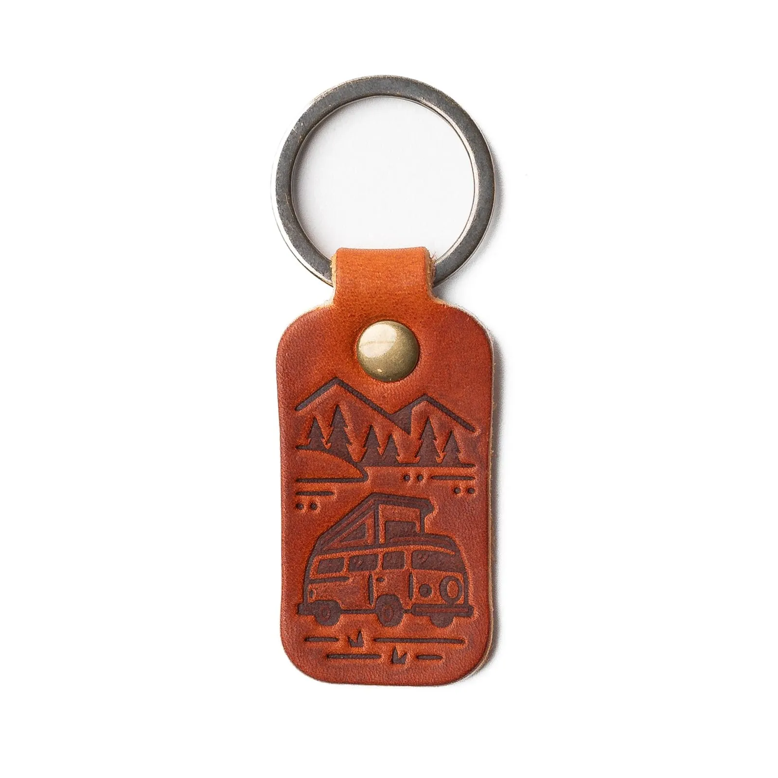 Leather Keyfob - Camper Van sold by Popov Leather product image thumbnail 3