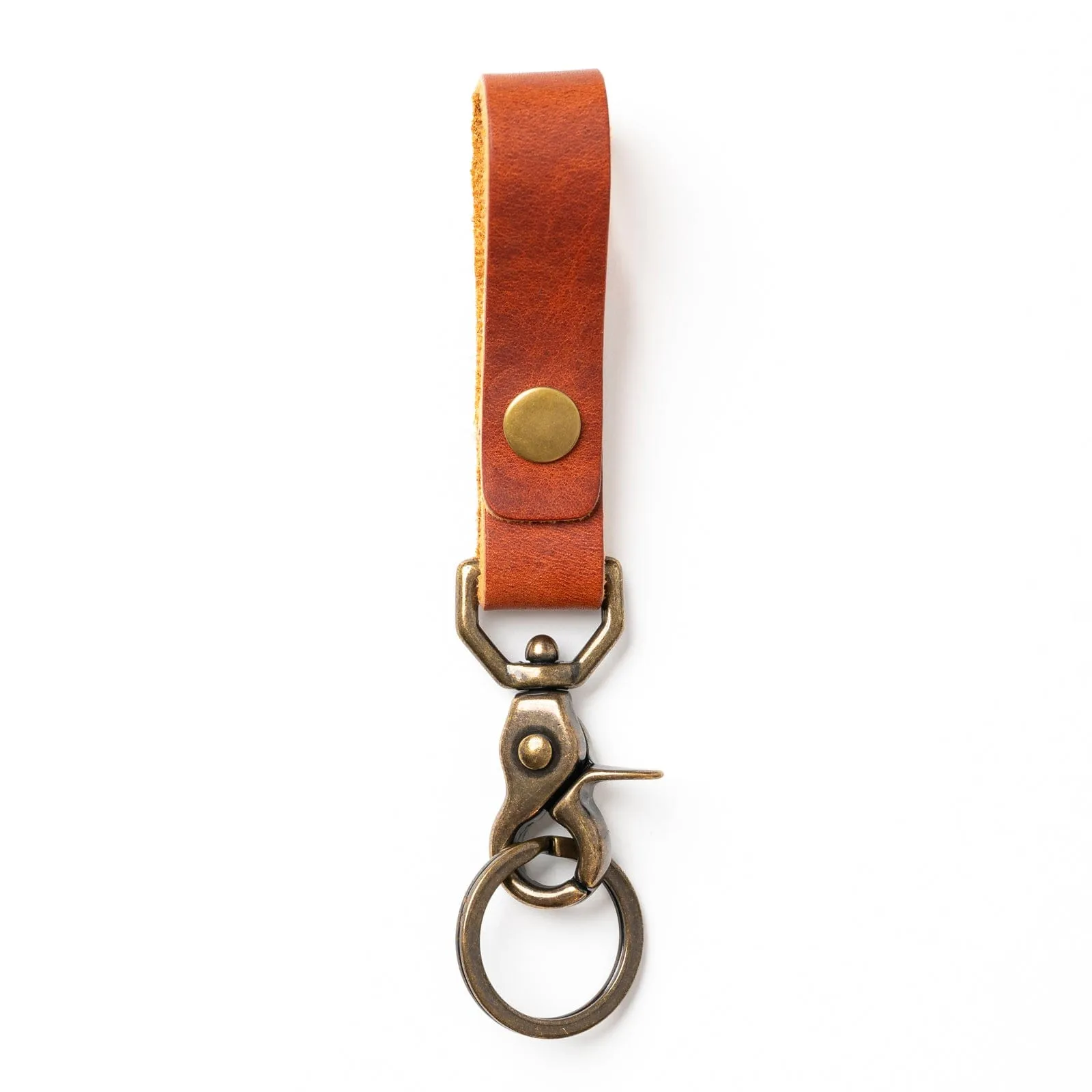 Leather Belt Loop Keychain sold by Popov Leather product image thumbnail 4