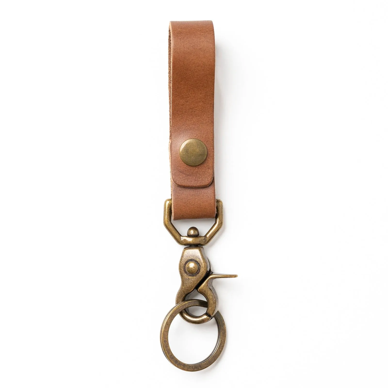 Leather Belt Loop Keychain sold by Popov Leather