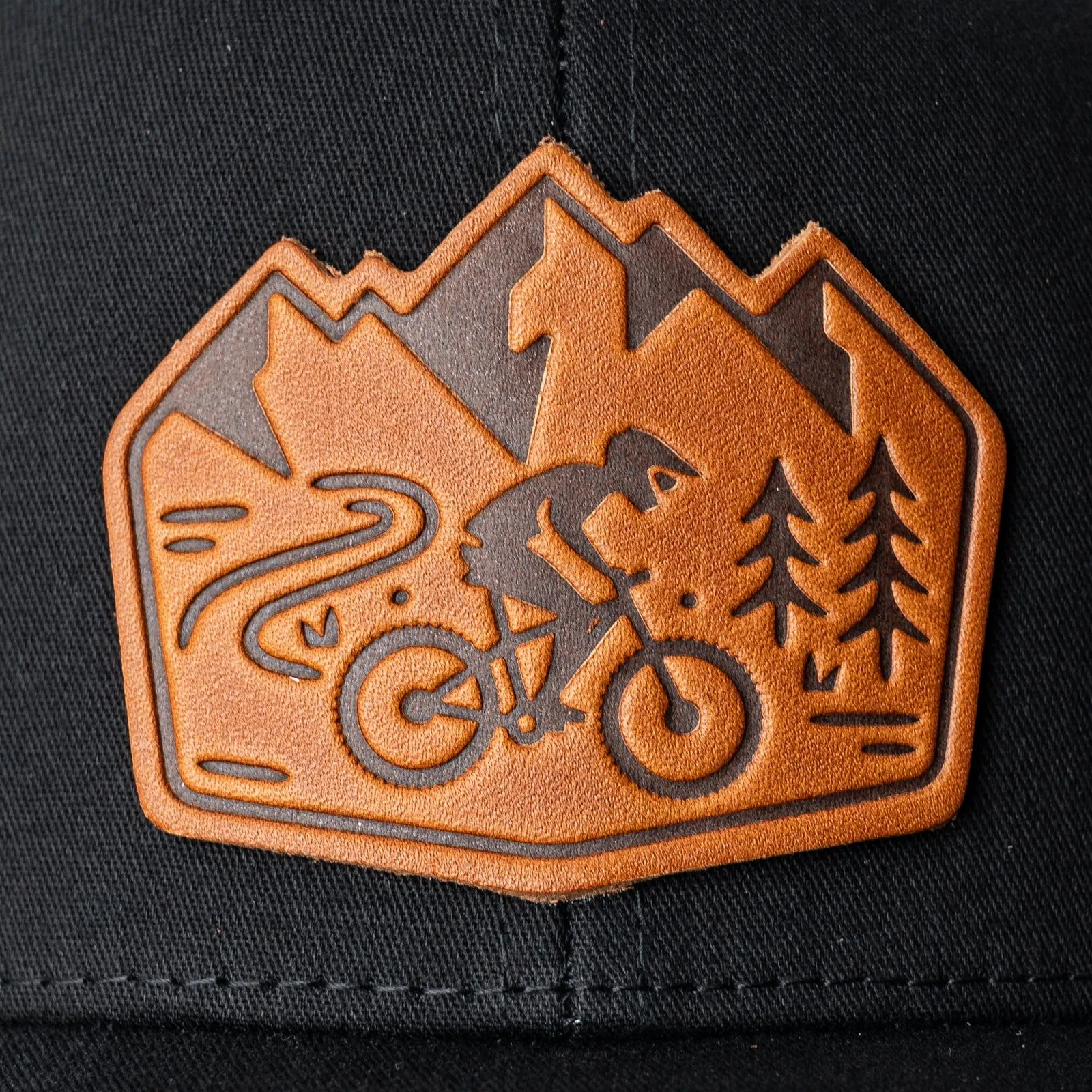 Trucker Hat - Mountain Biking sold by Popov Leather product image thumbnail 2