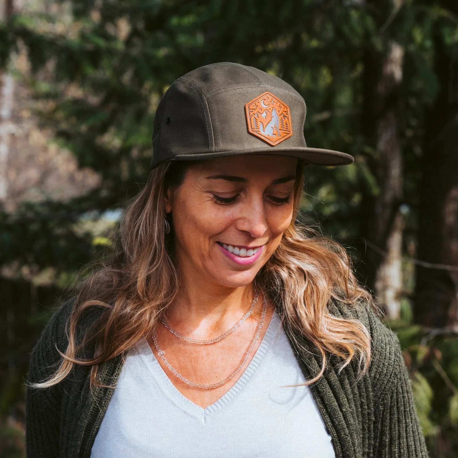 Jockey Hat - Howling Wolf sold by Popov Leather product image thumbnail 2