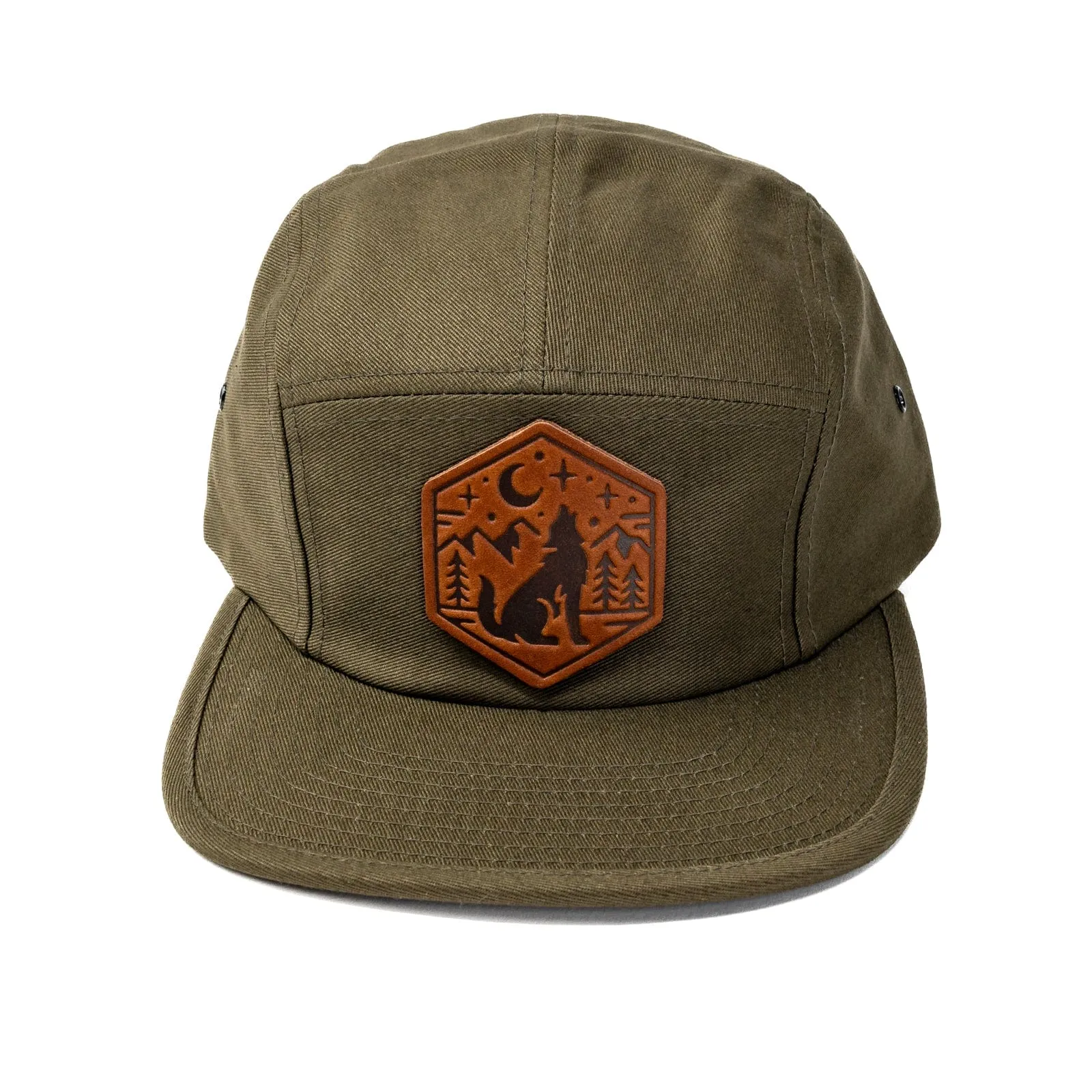 Jockey Hat - Howling Wolf sold by Popov Leather product image thumbnail 4