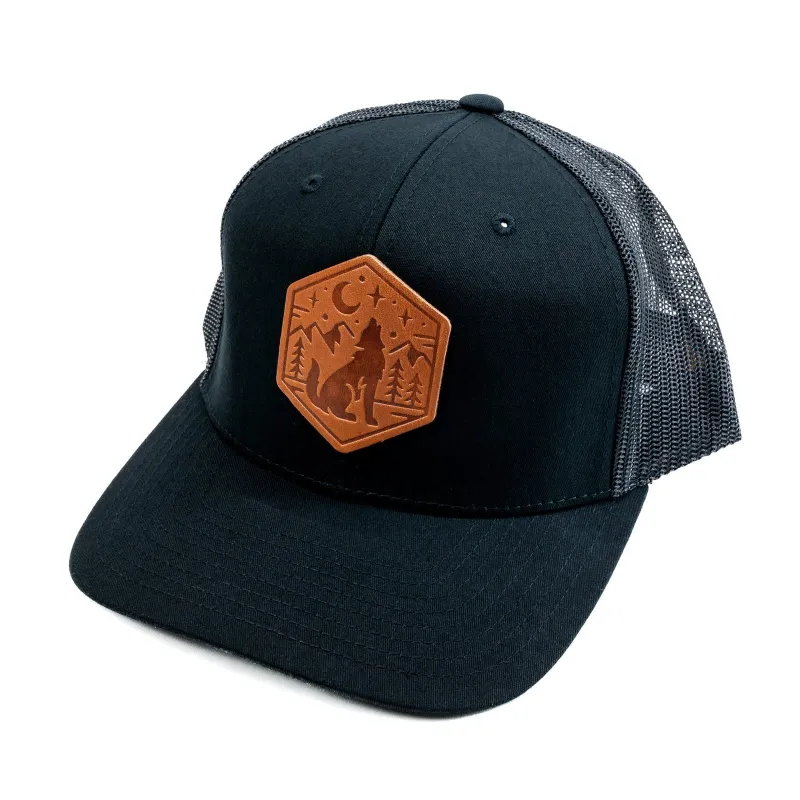 Trucker Hat - Howling Wolf sold by Popov Leather