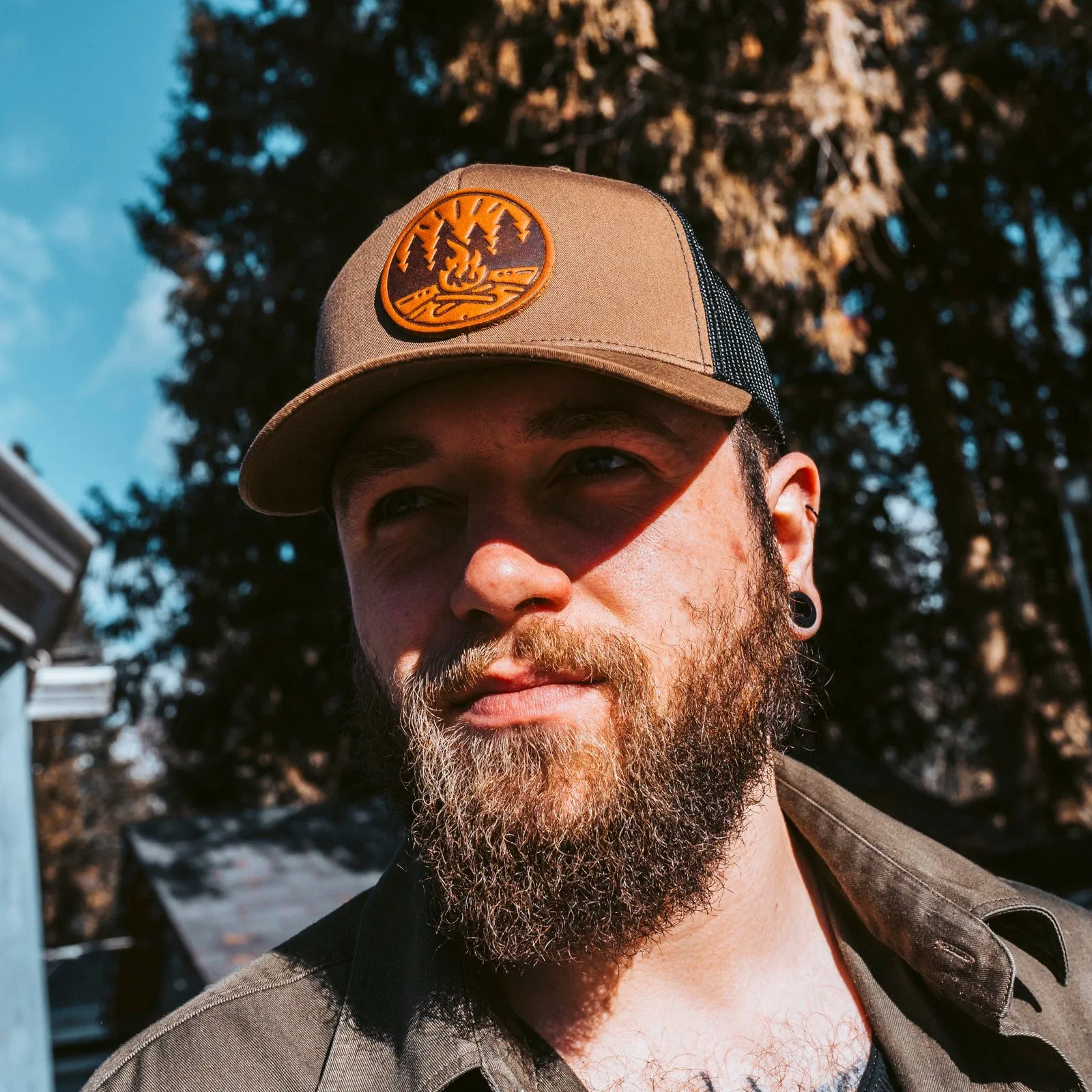 Trucker Hat - Campfire sold by Popov Leather product image thumbnail 2