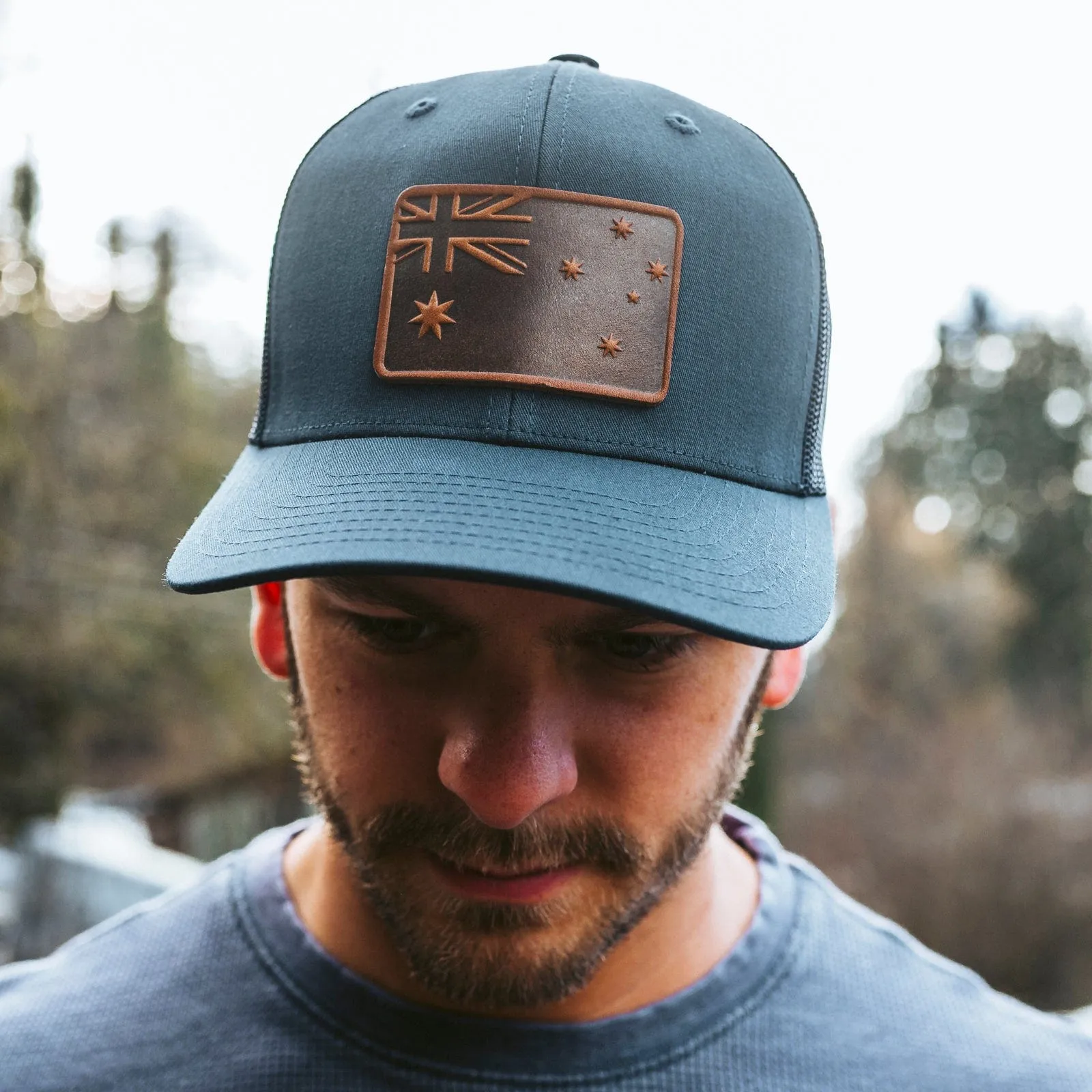 Trucker Hat - Australian Flag sold by Popov Leather product image thumbnail 2