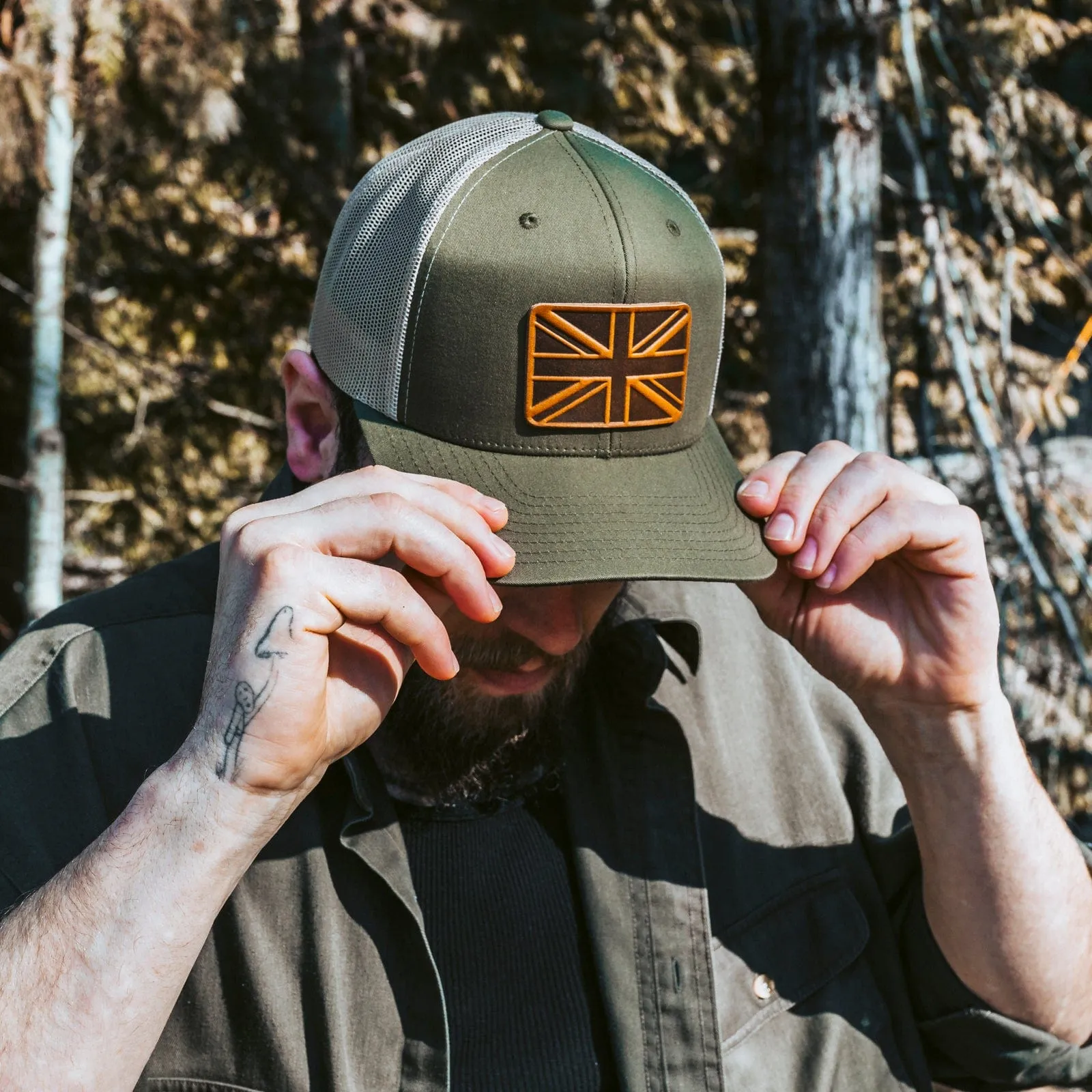 Trucker Hat - UK Flag sold by Popov Leather product image thumbnail 2