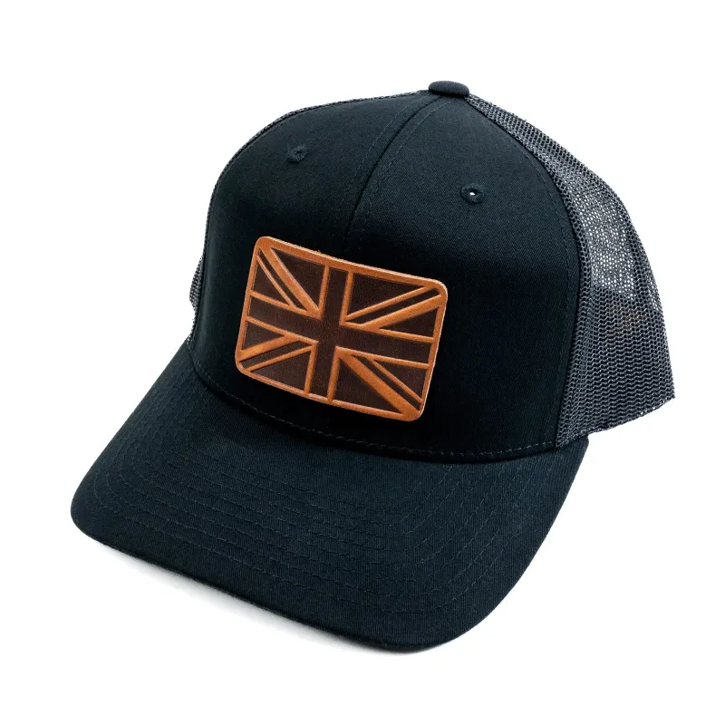 Trucker Hat - UK Flag made by Popov Leather