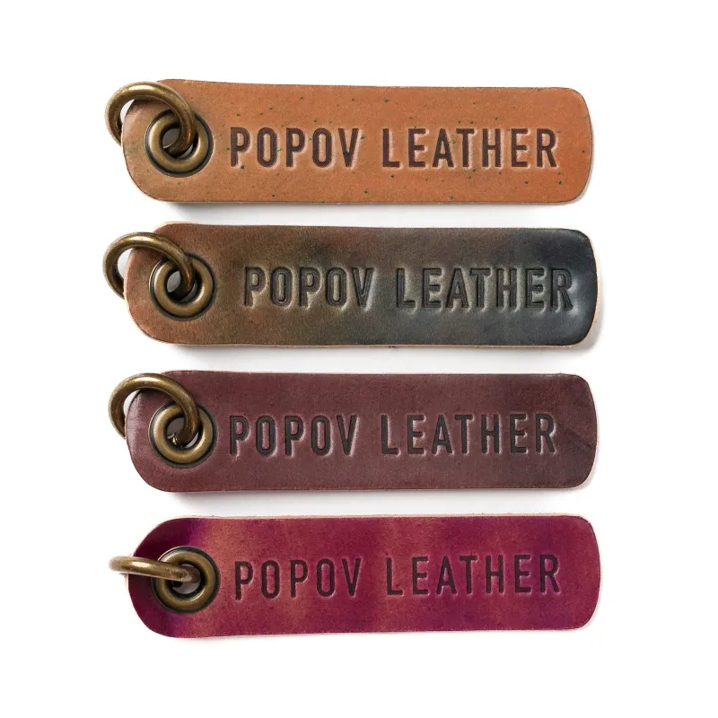 Shell Cordovan Keychain - Popov Leather sold by Popov Leather