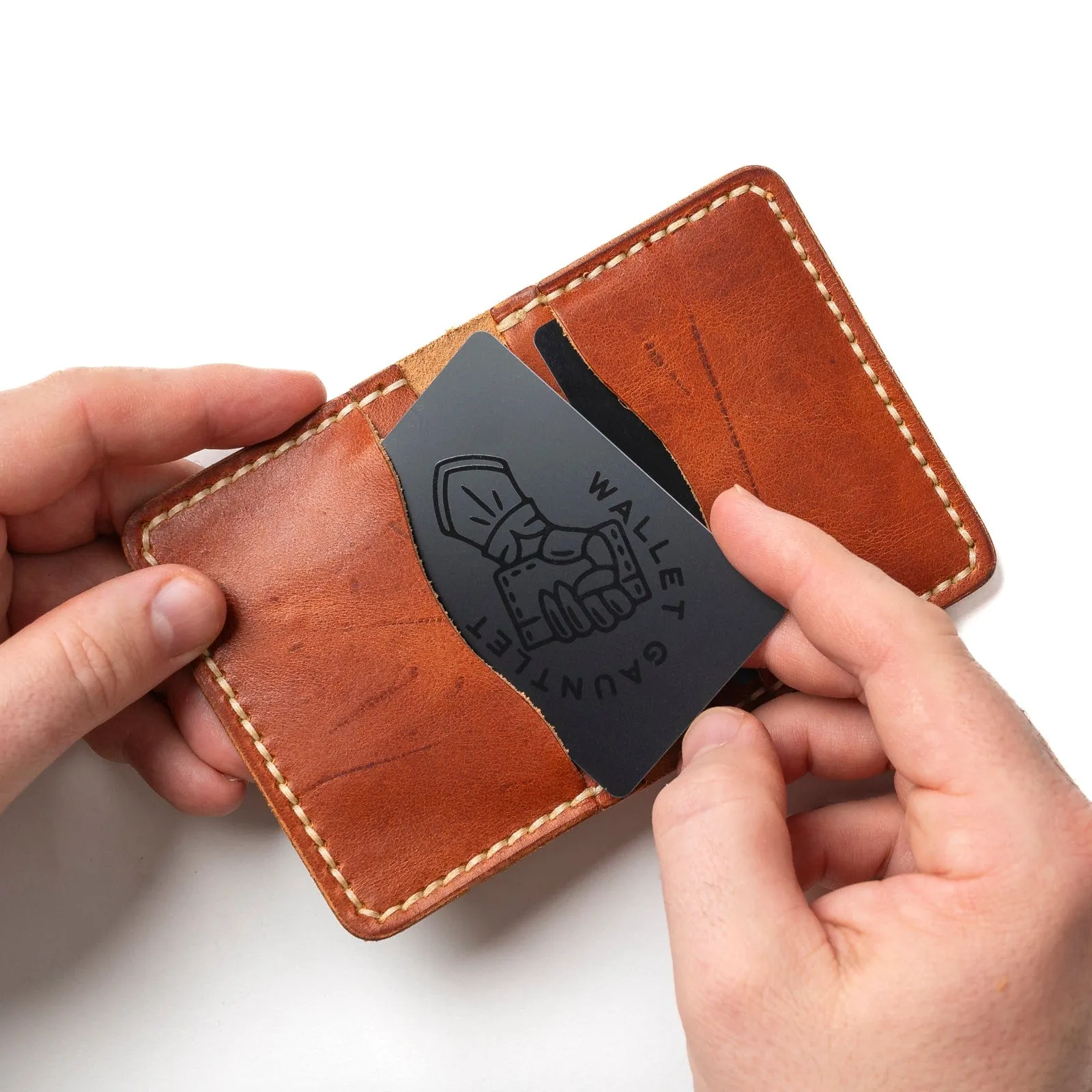 Wallet Gauntlet - RFID Blocking Card sold by Popov Leather product image thumbnail 3
