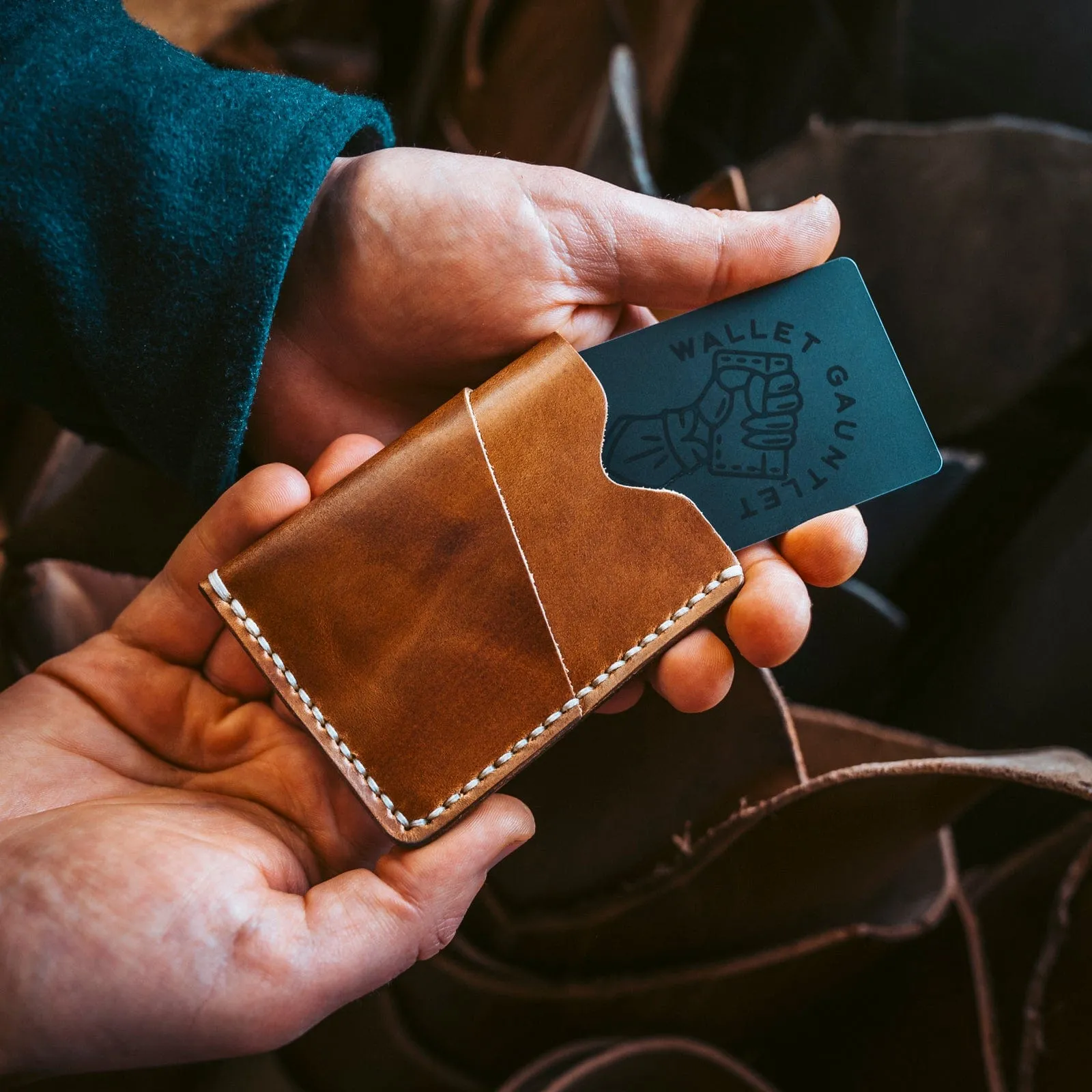 Wallet Gauntlet - RFID Blocking Card sold by Popov Leather product image thumbnail 2