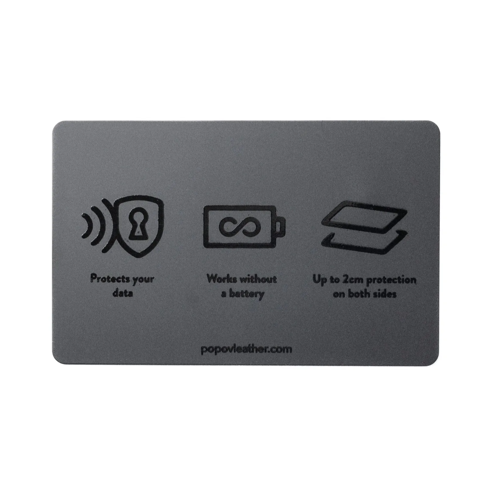 Wallet Gauntlet - RFID Blocking Card sold by Popov Leather product image thumbnail 4