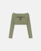 Marnin - Terry-Knit Top - Faded Sage sold by Nanushka