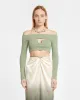 Marnin - Terry-Knit Top - Faded Sage sold by Nanushka