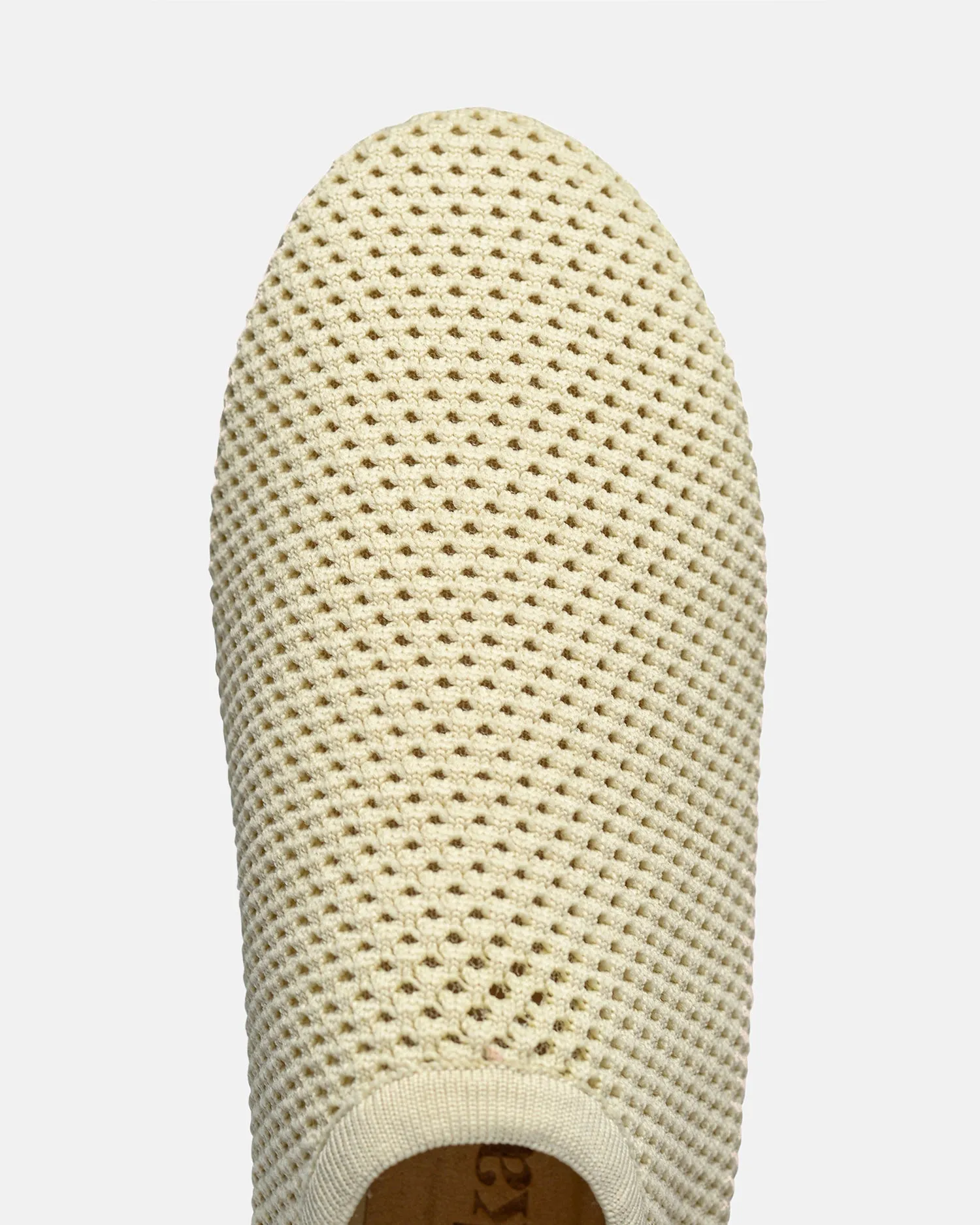 Maris Rounded Toe - Mesh-Knit Round-Toe Slip On Shoes - Sand Mesh sold by Nanushka product image thumbnail 4