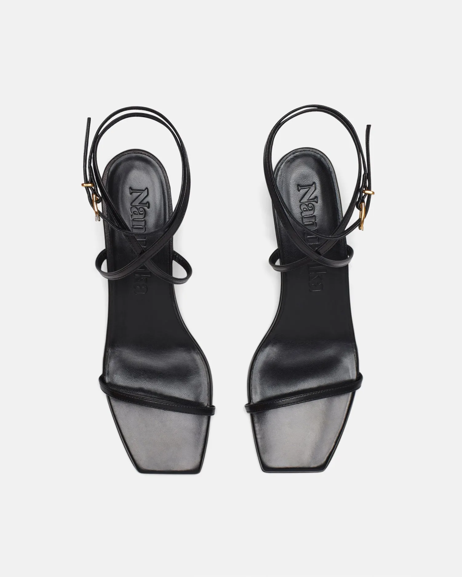 Jol - Leather Sandals - Black sold by Nanushka product image thumbnail 4
