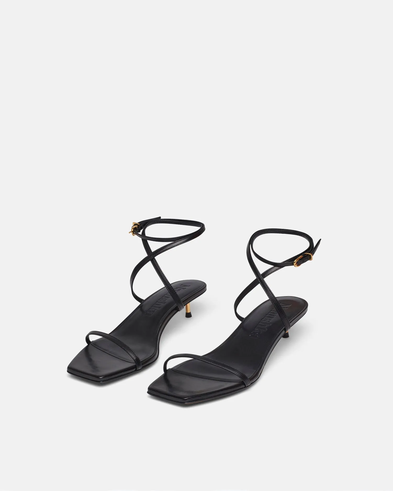 Jol - Leather Sandals - Black sold by Nanushka product image thumbnail 2