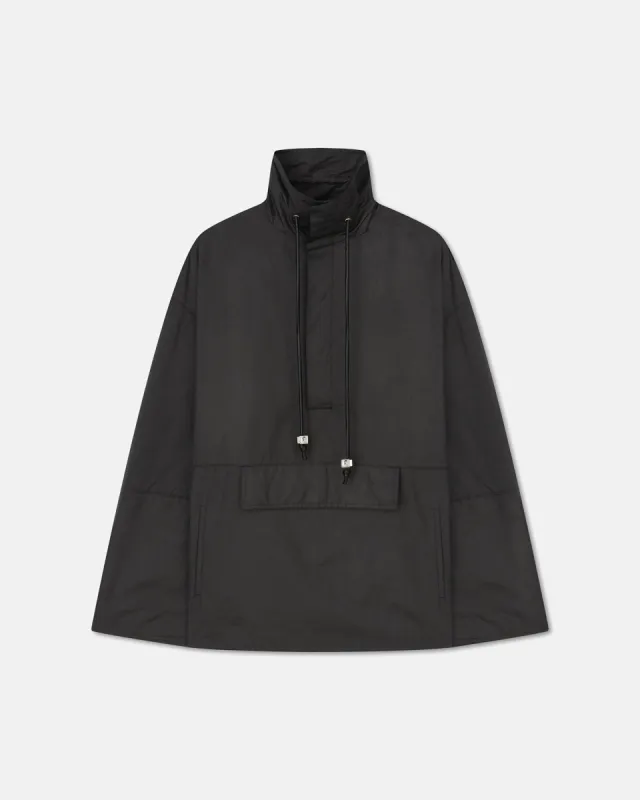Helena - Technical-Fabric Smock Jacket - Off - Off Black sold by Nanushka