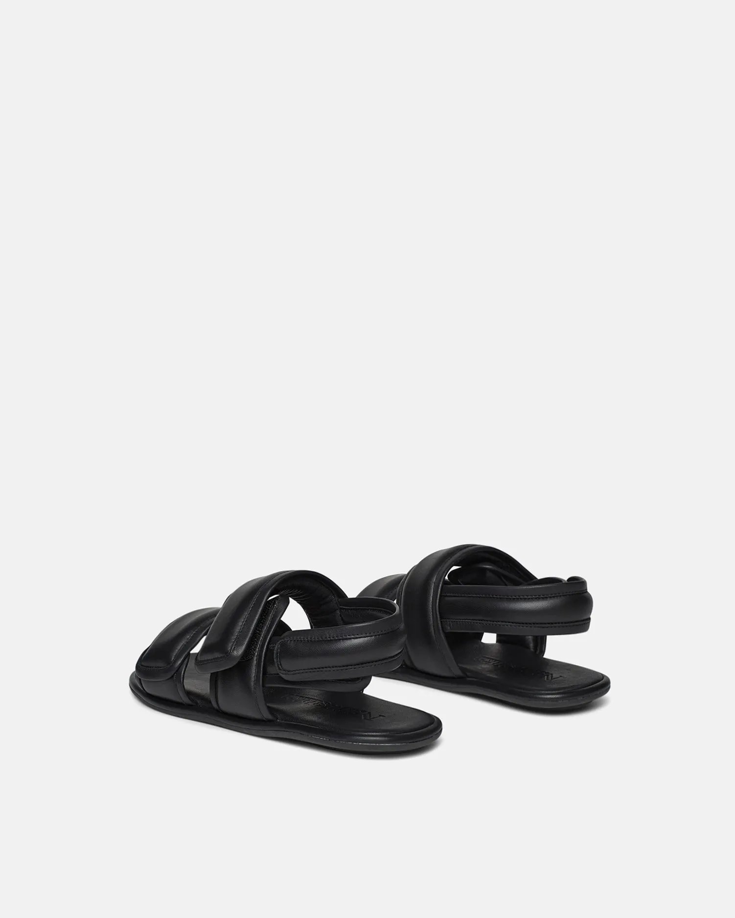 Tarrus Mens - Rounded Toe Padded Flat Sandals - Black sold by Nanushka product image thumbnail 4