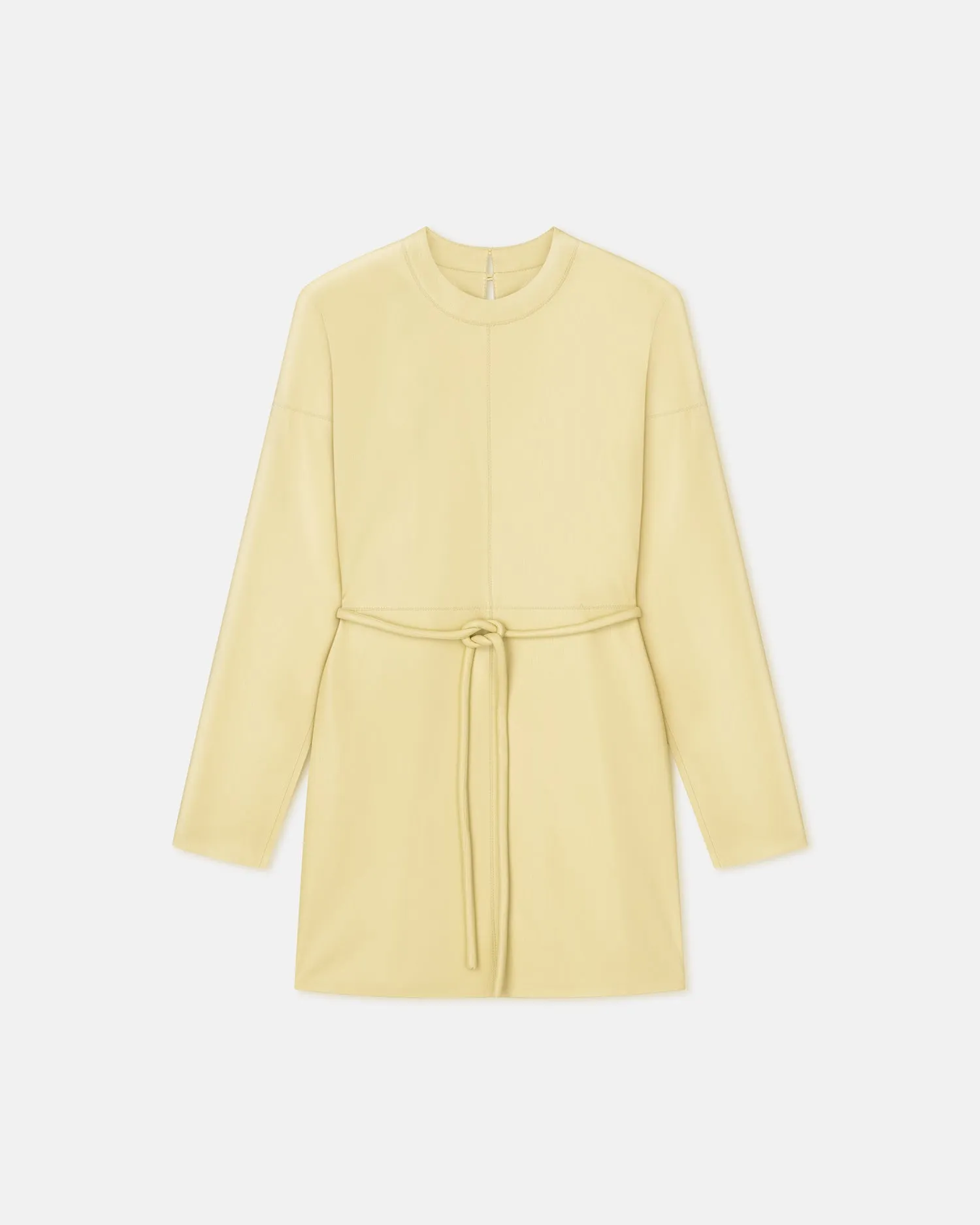 Vanessa - Okobor™ Alt-Leather Mini Dress - Lemongrass sold by Nanushka product image thumbnail 4