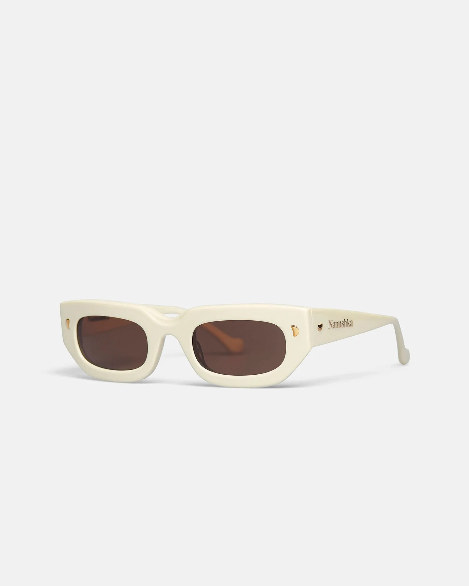 Kadee - Bio-Plastic D-Frame Sunglasses - Shell sold by Nanushka product image thumbnail 2