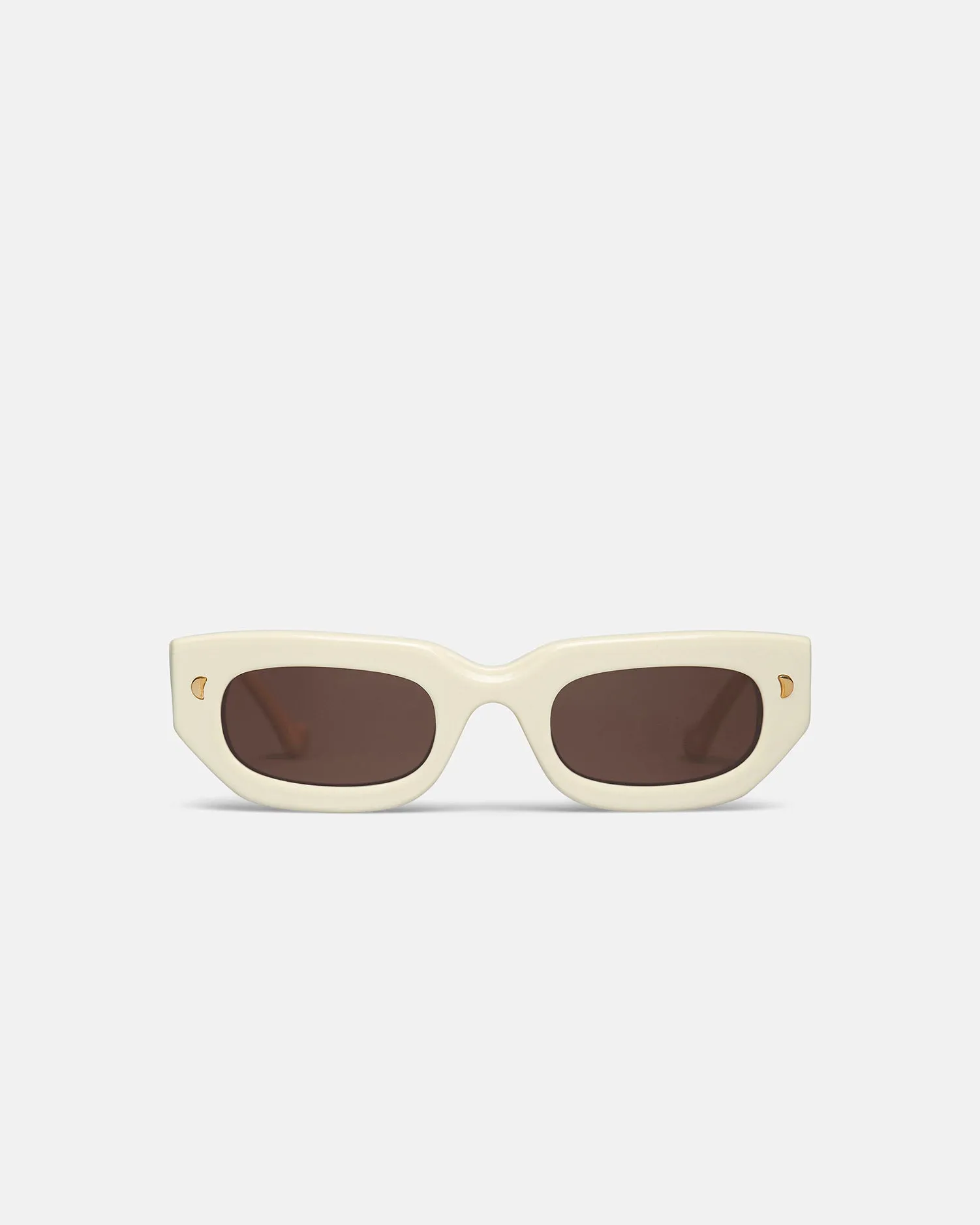 Kadee - Bio-Plastic D-Frame Sunglasses - Shell sold by Nanushka