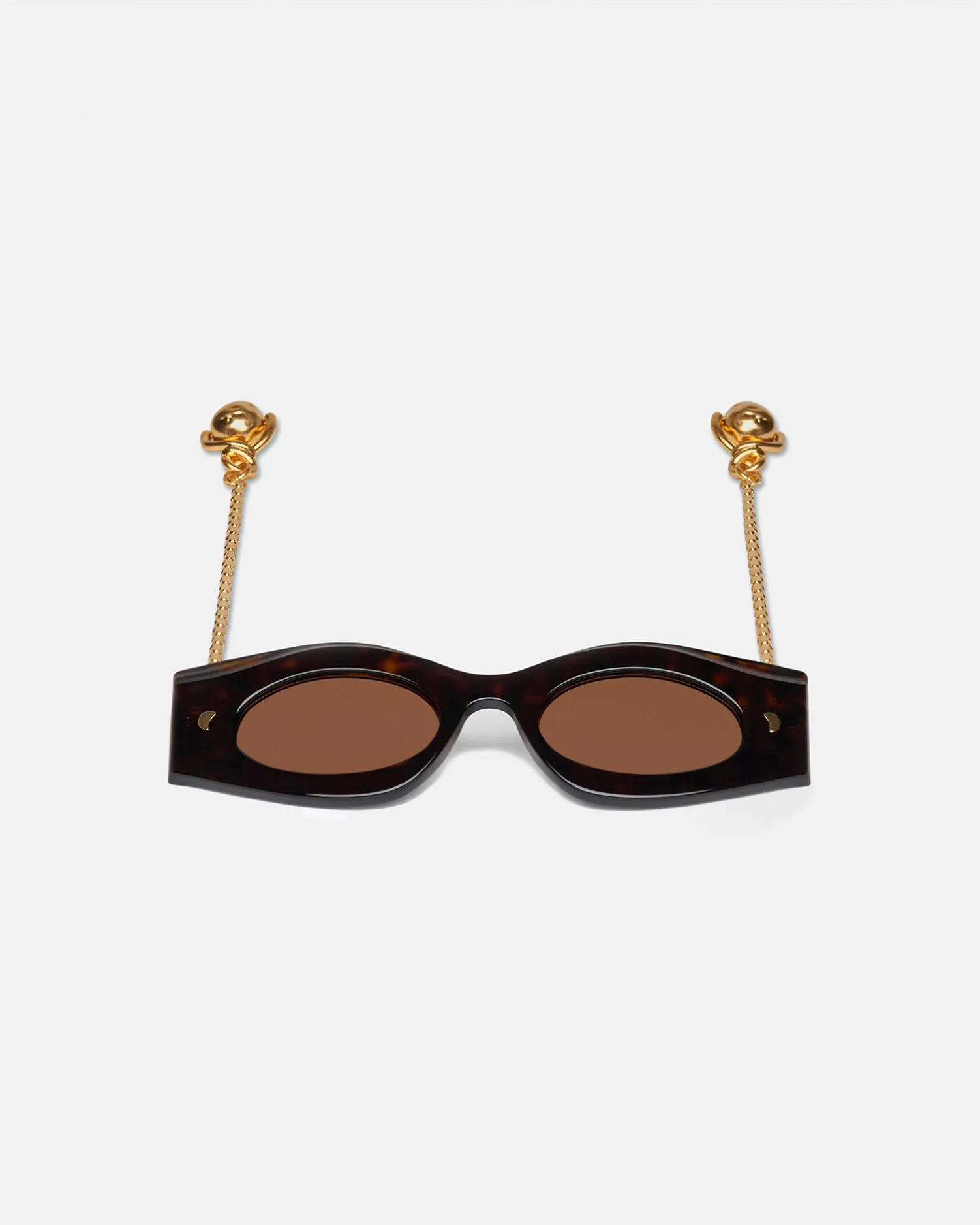 Horus - Square-Frame Sunglasses - Brown Eyewear sold by Nanushka