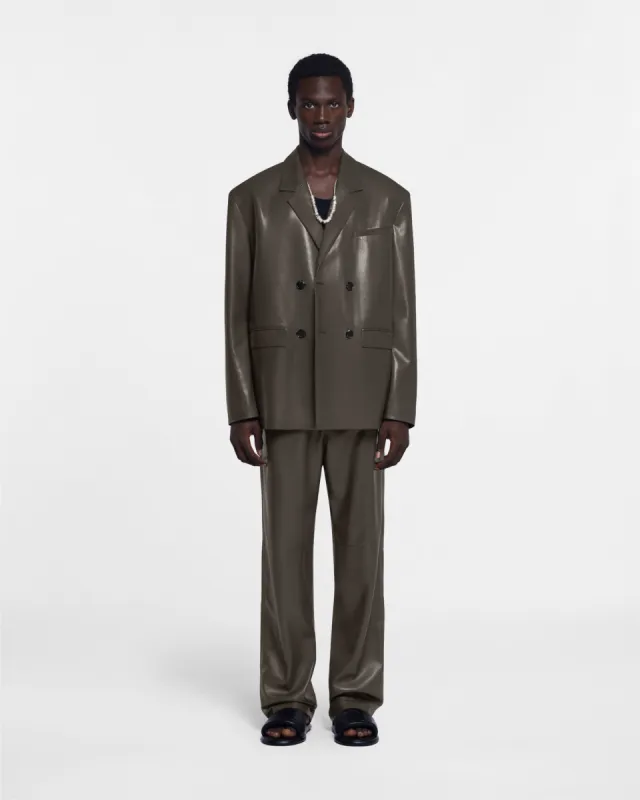 Gabriel - Sale Okobor™ Alt-Leather Blazer - Soil made by Nanushka