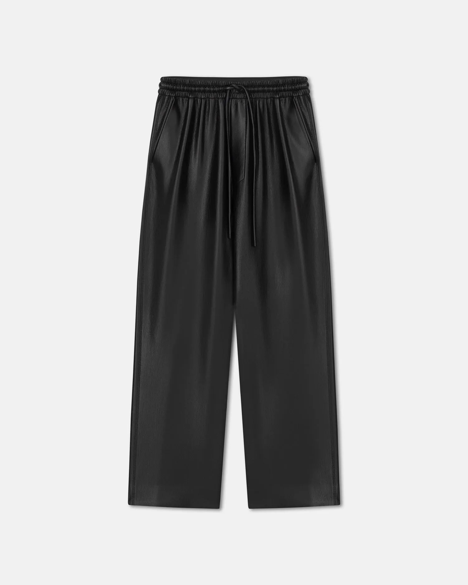 Odessa - Okobor™ Alt-Leather Pants - Black sold by Nanushka
