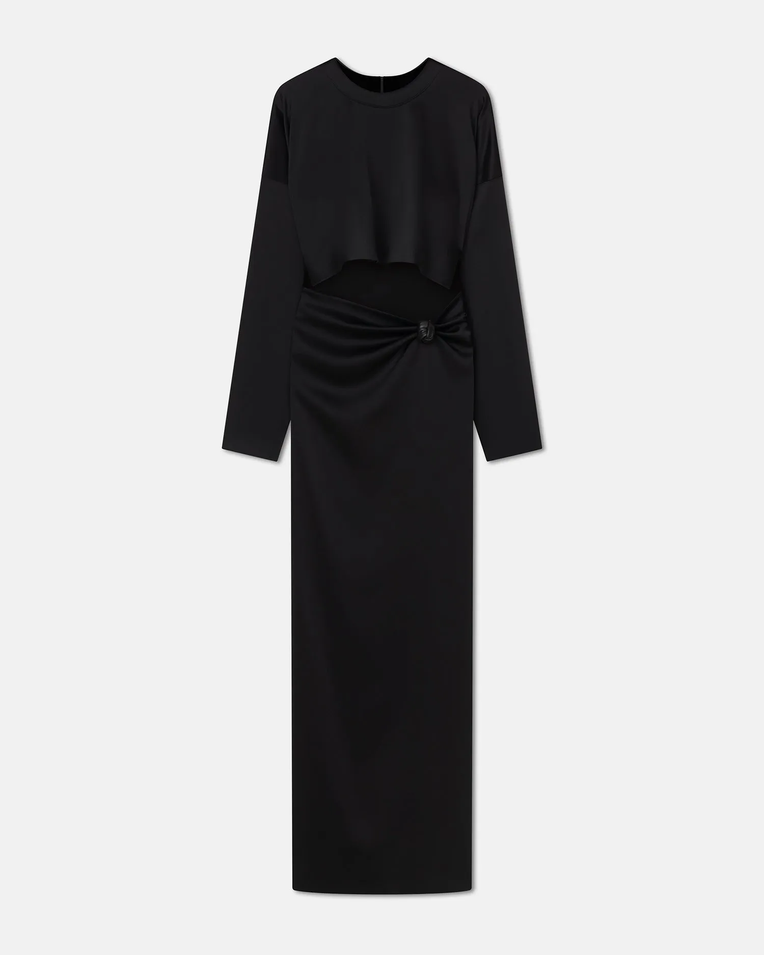 Beatriz - Slip Satin Maxi Dress - Black sold by Nanushka product image thumbnail 5