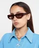 Kadee - Bio-Plastic D-Frame Sunglasses - Brown sold by Nanushka