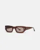 Kadee - Bio-Plastic D-Frame Sunglasses - Brown sold by Nanushka