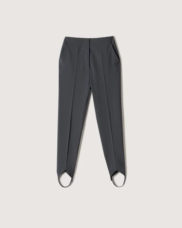 Darby - Sale Eco-Cady Stirrup Pants - Gray sold by Nanushka