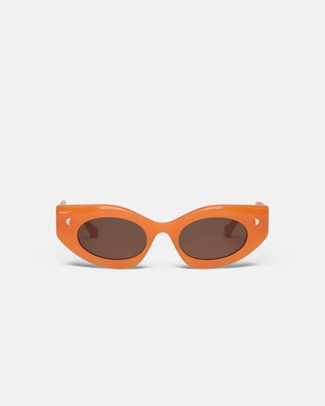 Leonie - Bio-Plastic Sunglasses - Orange Merino sold by Nanushka