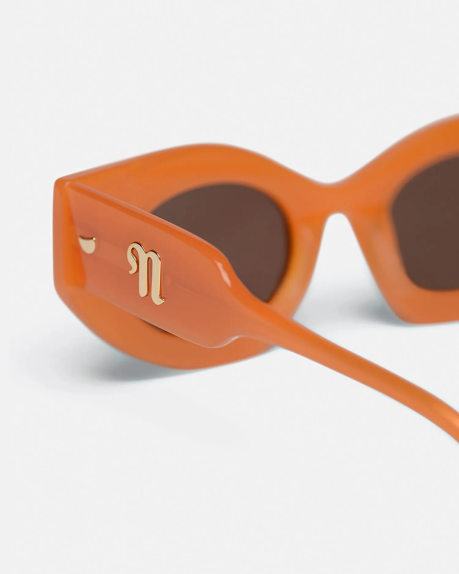 Leonie - Bio-Plastic Sunglasses - Orange Merino sold by Nanushka product image thumbnail 3