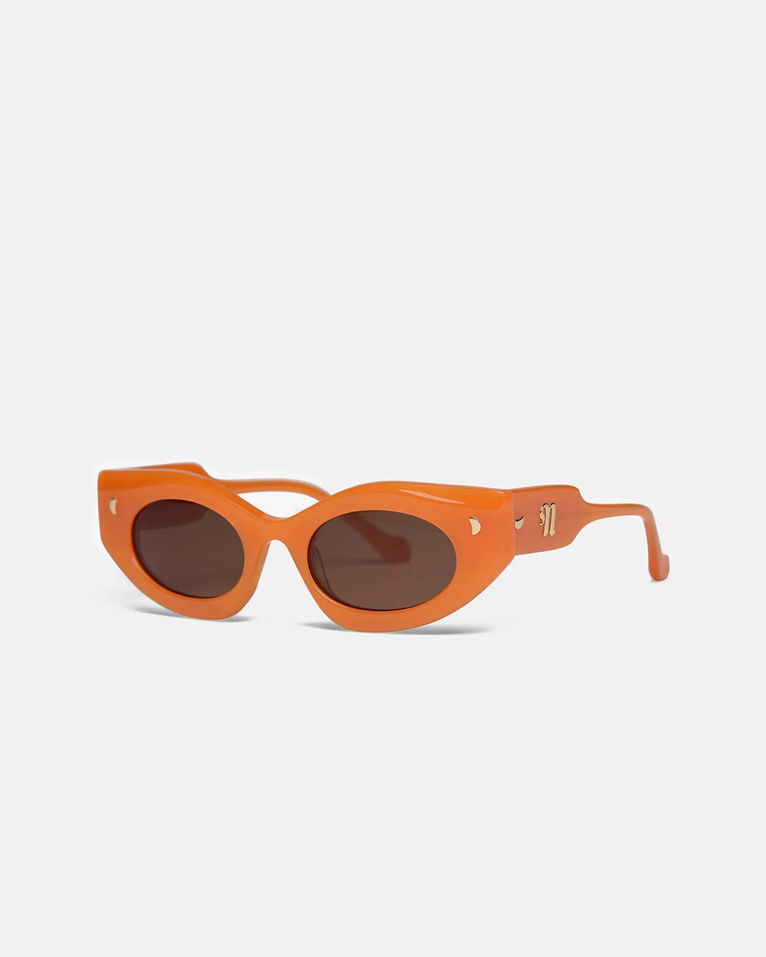 Leonie - Bio-Plastic Sunglasses - Orange Merino sold by Nanushka product image thumbnail 2