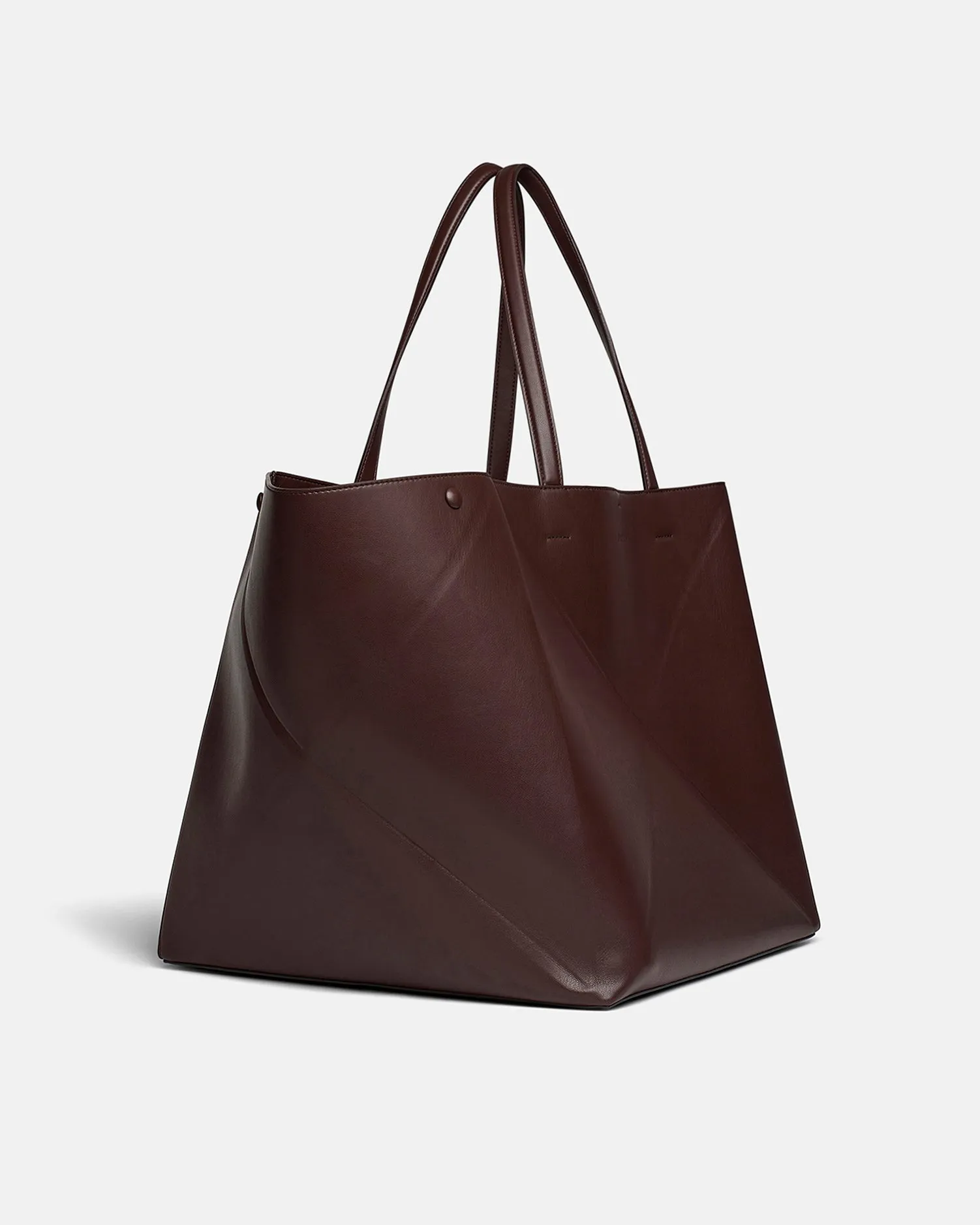 The Origami Tote Large - Alt Nappa Large Tote - Coffee Bean sold by Nanushka product image thumbnail 2