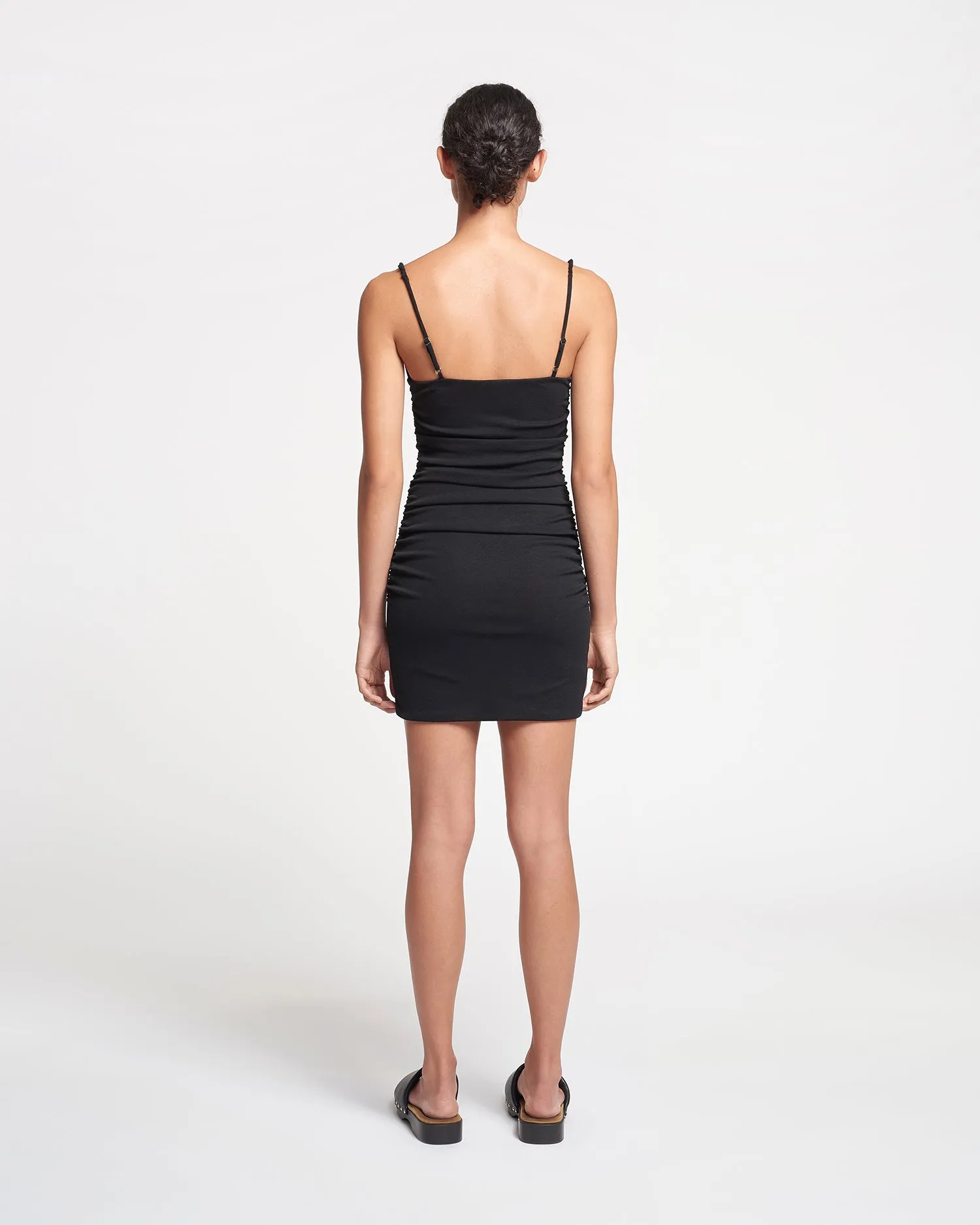 Adie - Mesh Jersey Dress - Black sold by Nanushka product image thumbnail 4