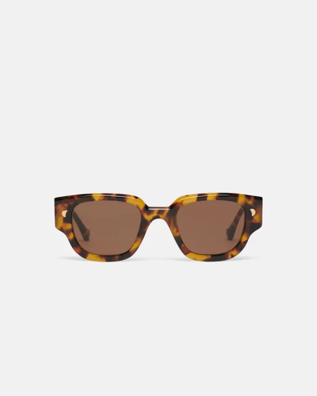 Samui - Bio-Plastic Sunglasses - Dark Amber sold by Nanushka