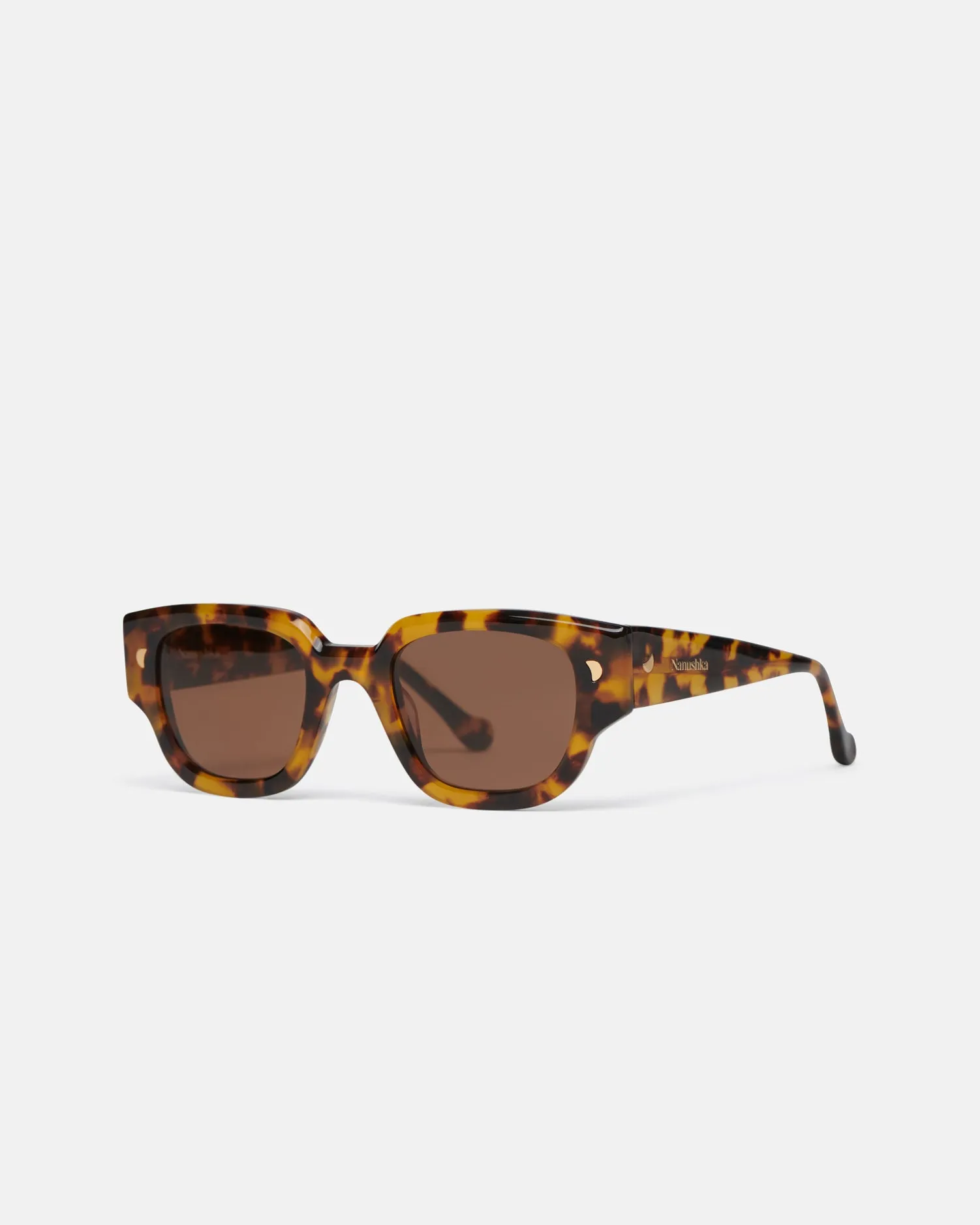 Samui - Bio-Plastic Sunglasses - Dark Amber sold by Nanushka product image thumbnail 2