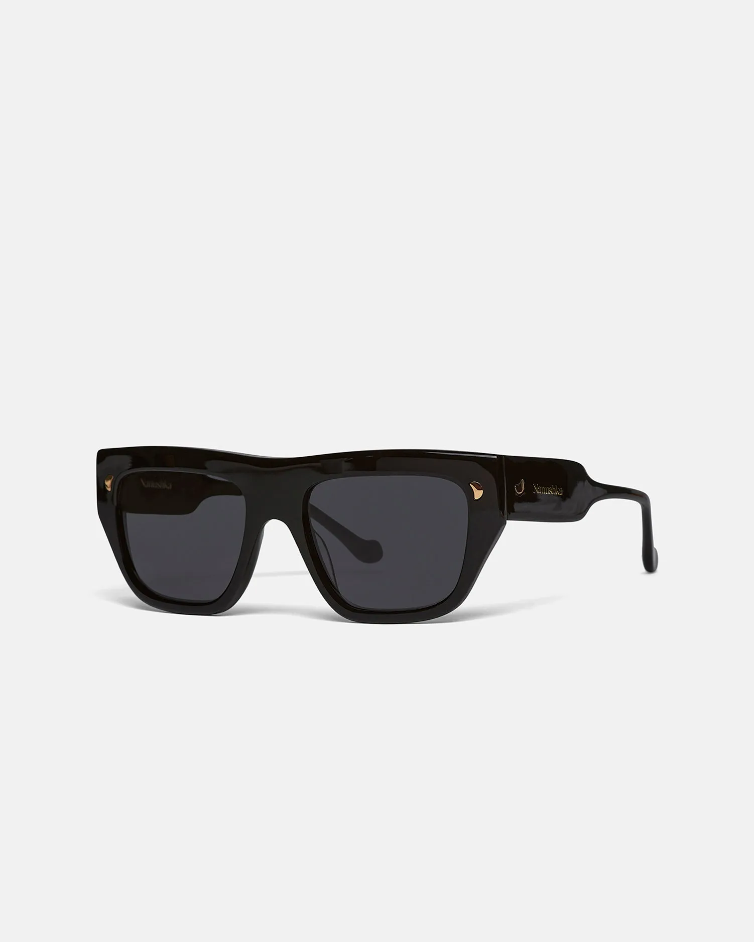 Martim - Bio-Plastic D-Frame Sunglasses - Black sold by Nanushka product image thumbnail 2